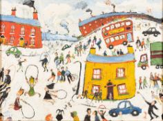 * Simeon Stafford [b.1956] - Having Fun,:- signed and dated Simeon 07.3.