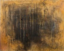 * Peter Thursby [1930-2011]- Sienna,:- signed and dated '56 oil on board, 51 x 64cm, unframed.