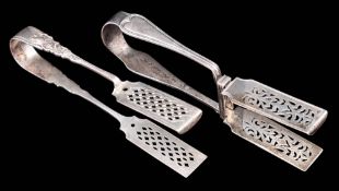 A Victorian silver pastry slice, maker Josiah Williams & CO, London, 1898: 22cm.