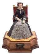 A Royal Worcester Limited Edition figure of Mary I: modelled by Ronald Van Ruyckevelt,