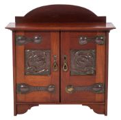 A Private Collection of Shapland and Petter furniture A mahogany wall mounted cabinet:,