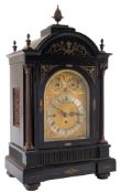 Nathan & Co, Birmingham, a substantial chiming bracket clock: the eight-day duration,