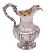 A Victorian silver cream jug, maker Samuel Hayne & Dudley Cater, London,
