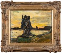 Alexander Jamieson [1873-1937]- Sunset, Versaille,