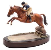A Royal Worcester Limited Edition equestrian figure of 'H.R.H.