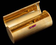 A lady's 18ct gold cigarette case retailed by Asprey & Co.