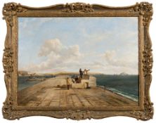 Frederick Richard Lee [1798-1879]- Engineers on Plymouth breakwater,