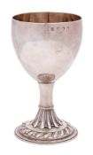 A George III silver goblet, maker Thomas Daniell & John Wall, London,