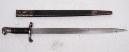 An 1887 pattern Mk III Martini Henry bayonet by Wilkinson Sword Co:,