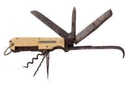 A Victorian 'Trustworthy' bone handle pocket knife by Mappin & Webb,