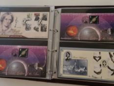 A signed cover collection in albums: including Ernie Wise, Norman Wisdom, Colin Baker,