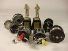 A group of six various reels: including a Penn No.