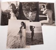 A collection of mid- 20th century nude photographs of female studies: (a lot).