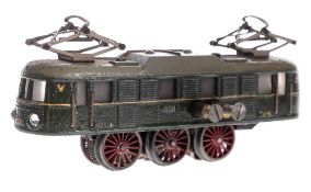 Marklin, a three rail electric 00/H0 gauge locomotive No HS700: in GTC green livery,