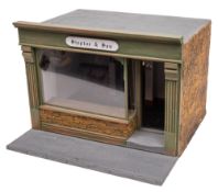 A wooden scale model of 'Steptoe & Sons' antiques shop:,