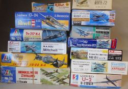 Airfix, Italeri, Revell and others,
