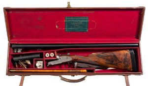 An E Gale and Son(Barnstaple) double barrel twelve bore sidelock ejector: No 81995,