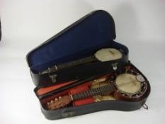 An eight string 'Dulcetta' ukulele banjo by John Grey & Sons,