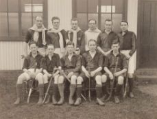 A small group of 20th century sports team photographs: including two of ladies 1st XII lacrosse