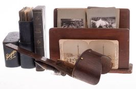 A collection of early 20th century stereoscopic cards,