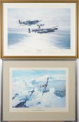 A group of four limited edition aviation prints:,