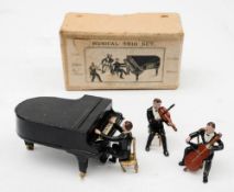 Charburns Musical Trio Set: comprising grand piano and pianist,