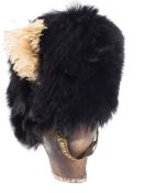 A late 19th/early 20th century Royal Welsh Fusilier Officer's bearskin by Cater & Co, London:,