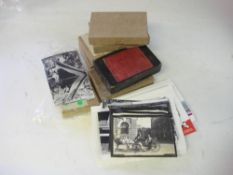A collection of early 20th century glass plate negatives of India circa 1920s: including family
