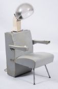 A 1950s La Reine 'Silver Jet' salon chair,