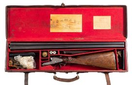 A Holland and Holland double barrel twelve bore sidelock ejector: No 12185,