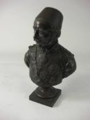 Major General Charles Gordon (1833-1885) A spelter bust of general Gordon: together with Boulger D,