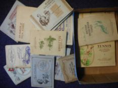 Wills, Players and others assorted sets and part sets of cigarette cards: stuck down in albums,