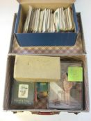 A small collection of early 20th Century postcards: including several various photographic cards of