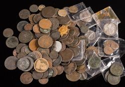 An interesting selection of British and world coins and tokens: