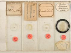 Three micro photographs: Melrose Abbey, Ten Commandments and Dames School,