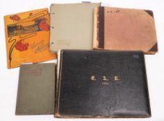 An early 20th century photograph album circa 1913: with family portraits,