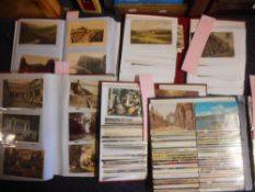 A collection of Edwardian and later postcards: relating to Wales, Bristol , Bath, Scotland, Norfolk,