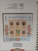 A Royalty collection in six boxed SG albums fitted with stamps including varieties,