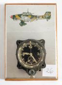 A WWII Period Luftwaffe Jughans JB30Z cockpit chronograph:,