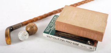 A 19th century horn and silver Sunday stick,