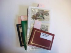 A collection of Edwardian and later postcards: includes Christmas,
