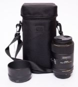 A Sigma 105mm f2.8 EX DG Macro OS lens: in original box and bag.