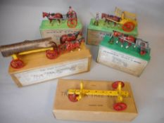 Britain's Farm Series: No 8F Horse Rake, No 4F Tumbrel Cart, No 9F Horse Roller,