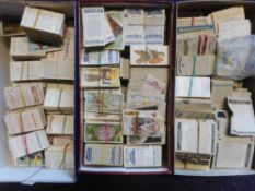 Wills, Players and others assorted sets and part sets of cigarette cards:, including, The Navy,