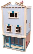 A wooden scale model of a Georgian style Post Office,