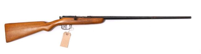 A Webley & Scott single barrel bolt action .
