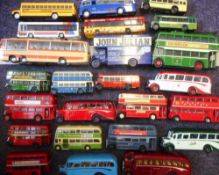 Corgi various series: Double decker buses and coaches and removal van and others, all unboxed (24).