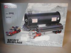 Corgi, Set 31014 Heavy Haulage: includes Sunter Brothers Guy Invincible Long Platform Trailer,