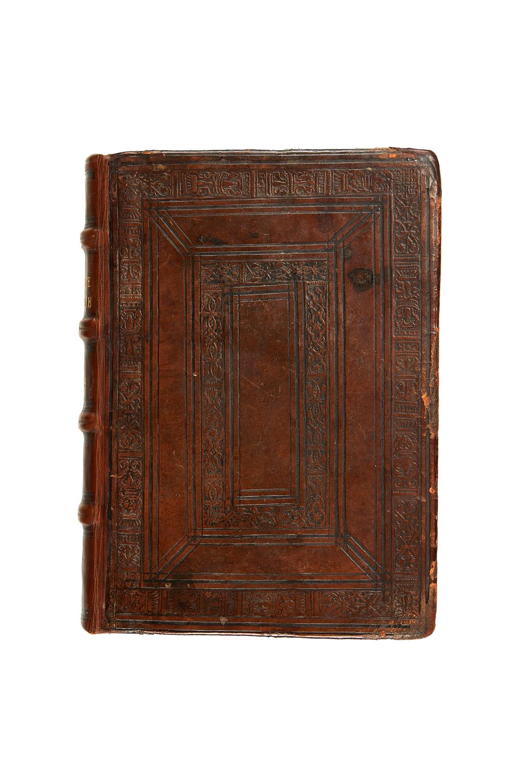 Ɵ Vergil, Georgics, in Latin, leaves in situ in an Oxford binding by D. Pinart [England, c. 1200] - Image 2 of 2