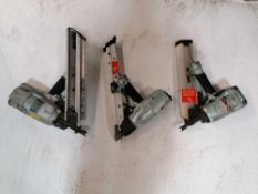 (3) Hitachi Staple Nailers